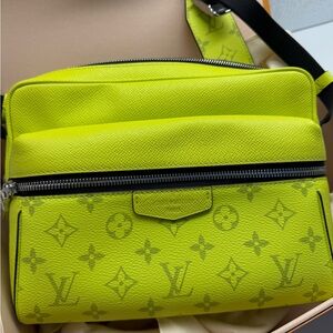 Louis Vuitton Neon Yellow Monogram Messenger Bag
